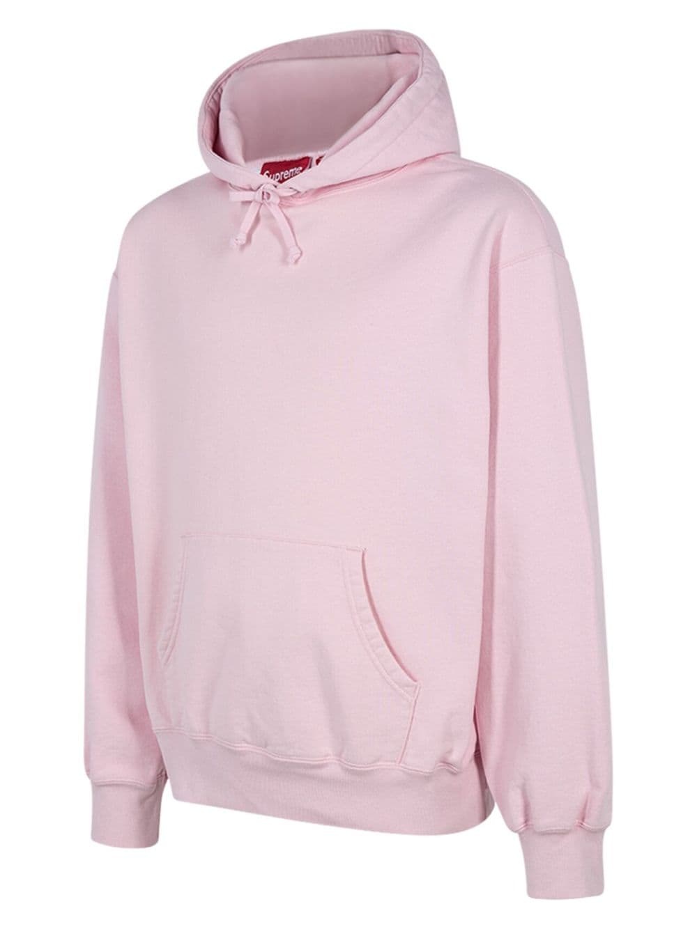 satin appliquÃ© "FW23 - Light Pink" hoodie - 3