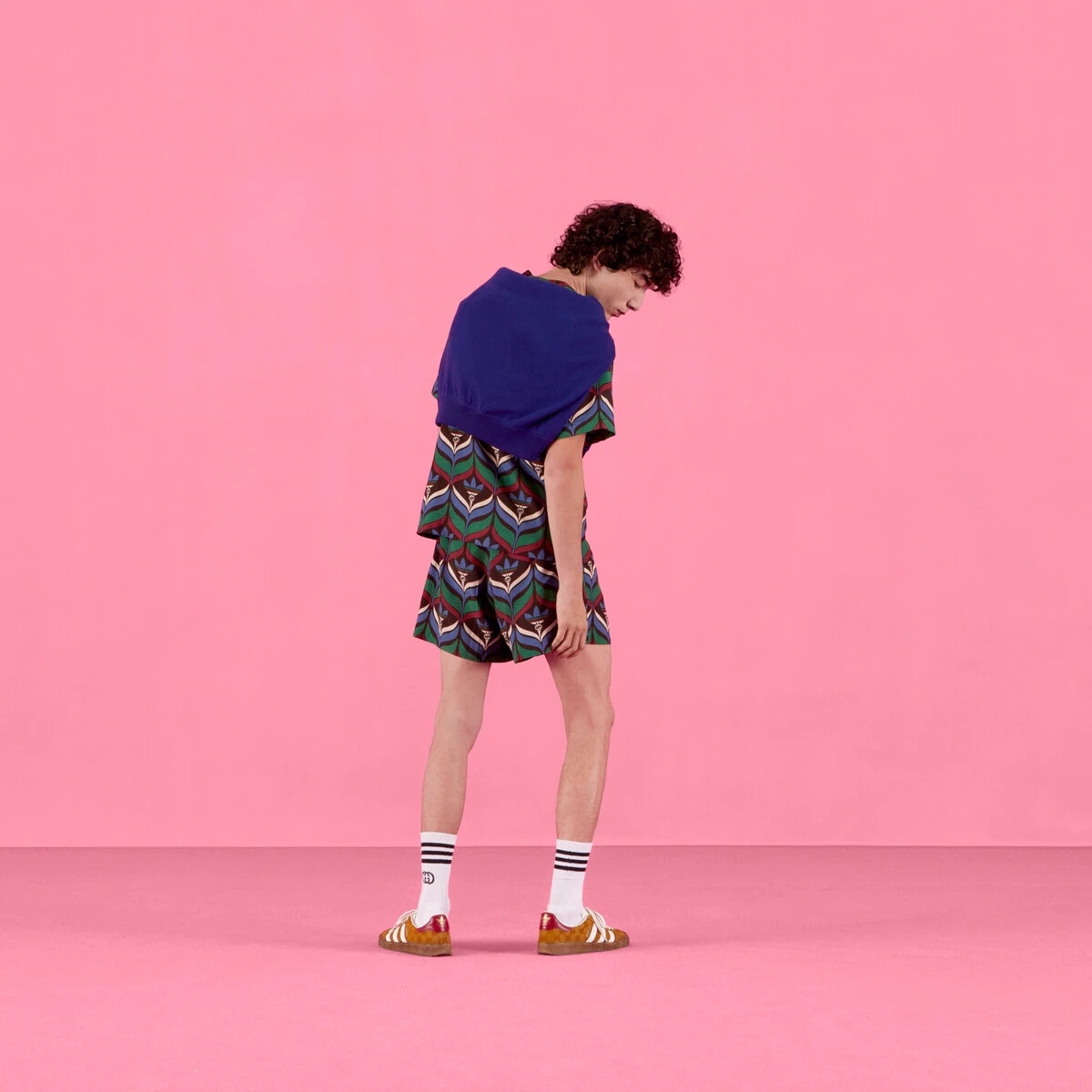 adidas x Gucci Trefoil print shorts - 3