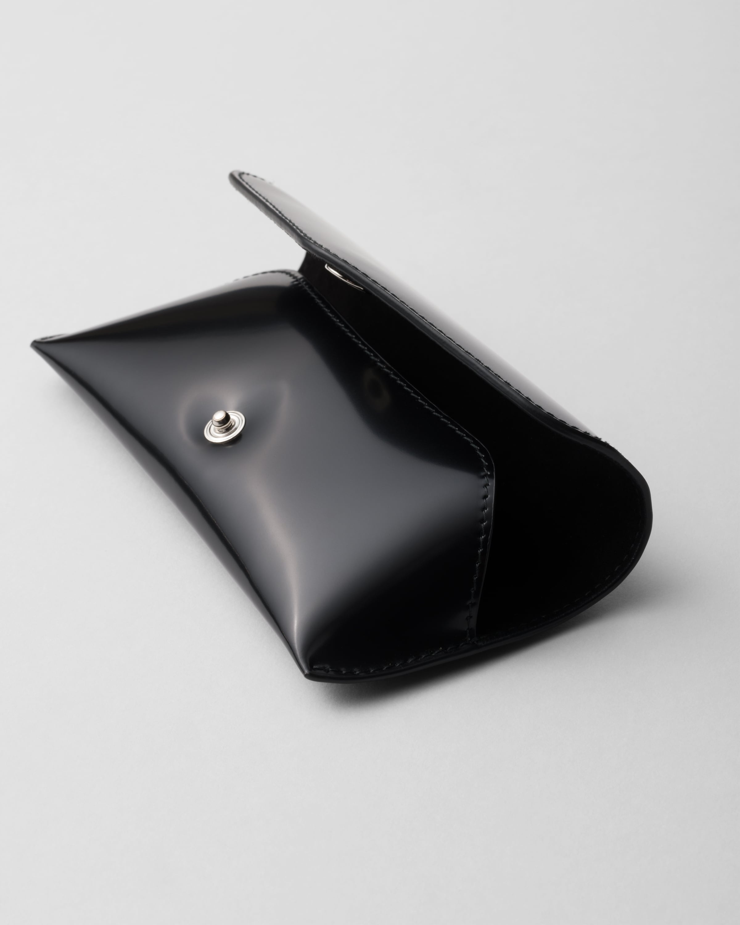 Brushed leather glasses case - 3