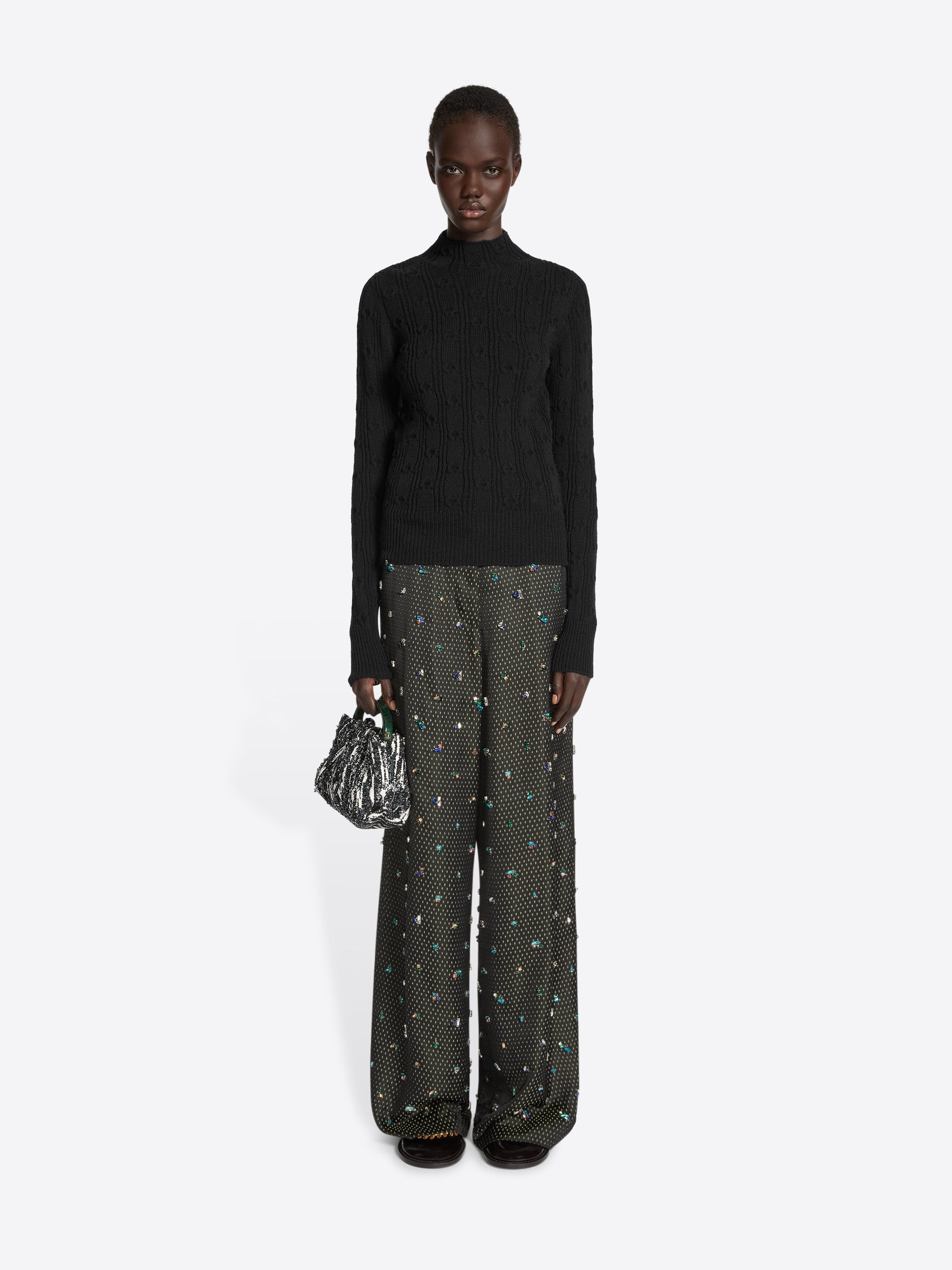 FITTED WOOL SWEATER - 2