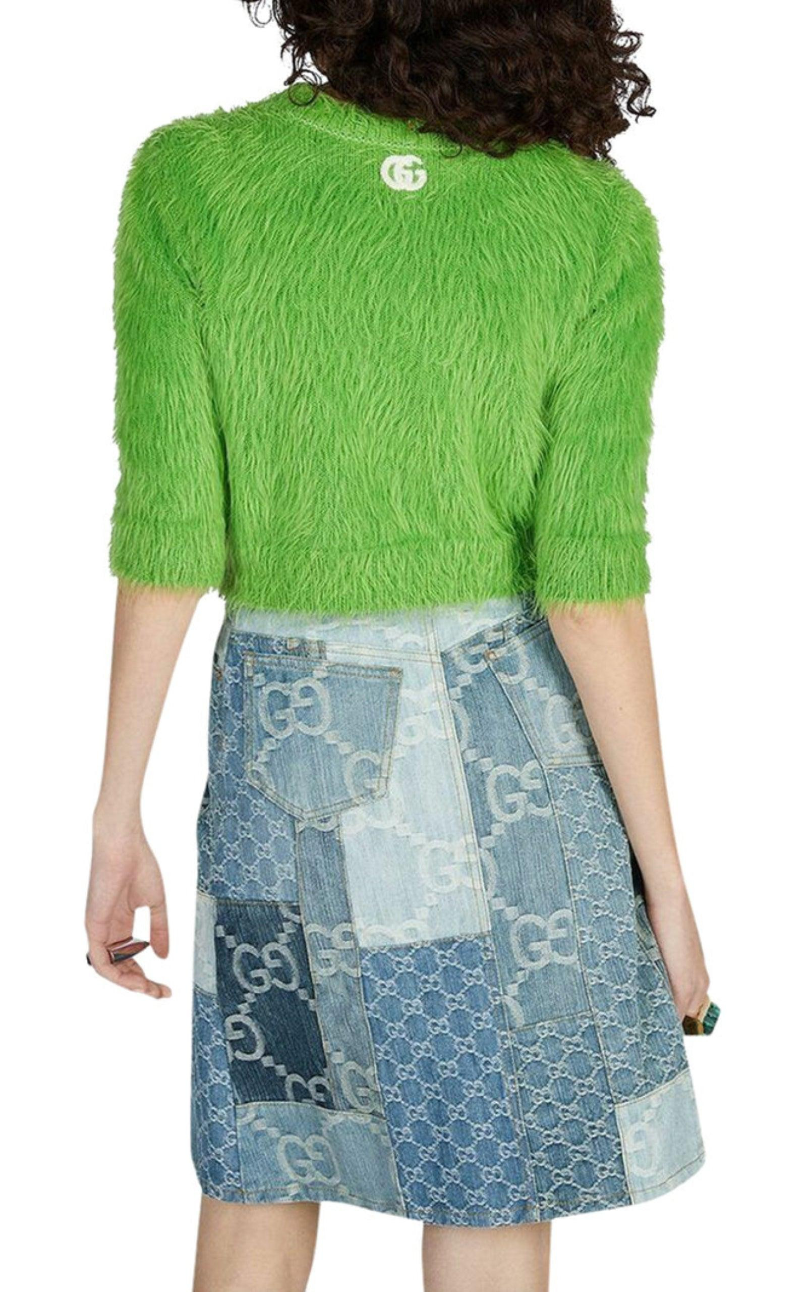 Brushed Wool Knit Sweater - 4