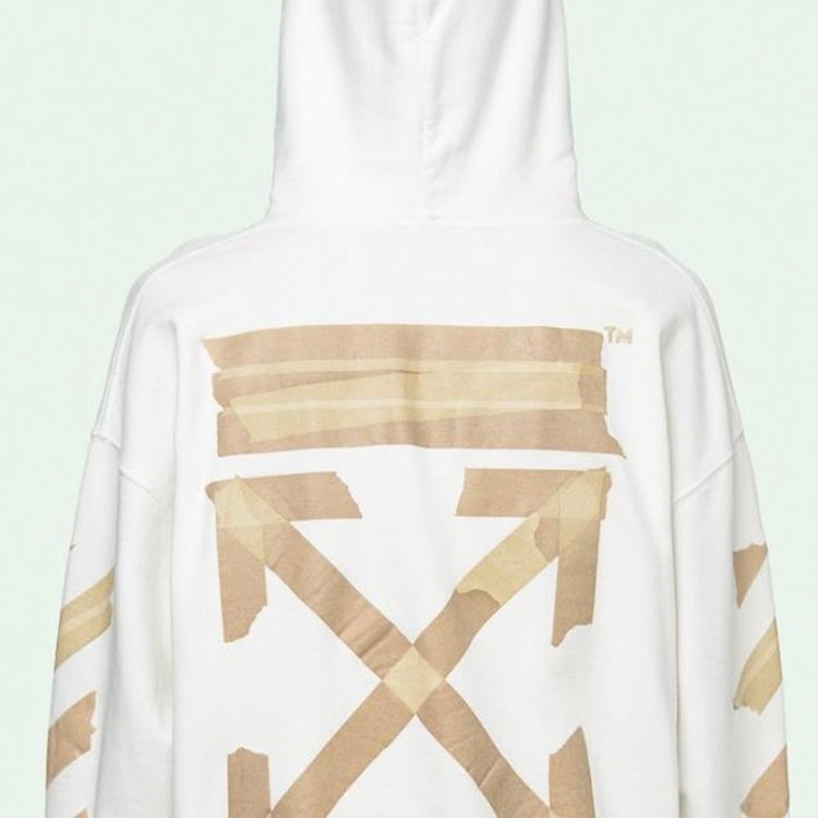 Off-White Arrows Sketch Mens Logo Loose Sweater Tape OMBB037R20E300020148 - 4