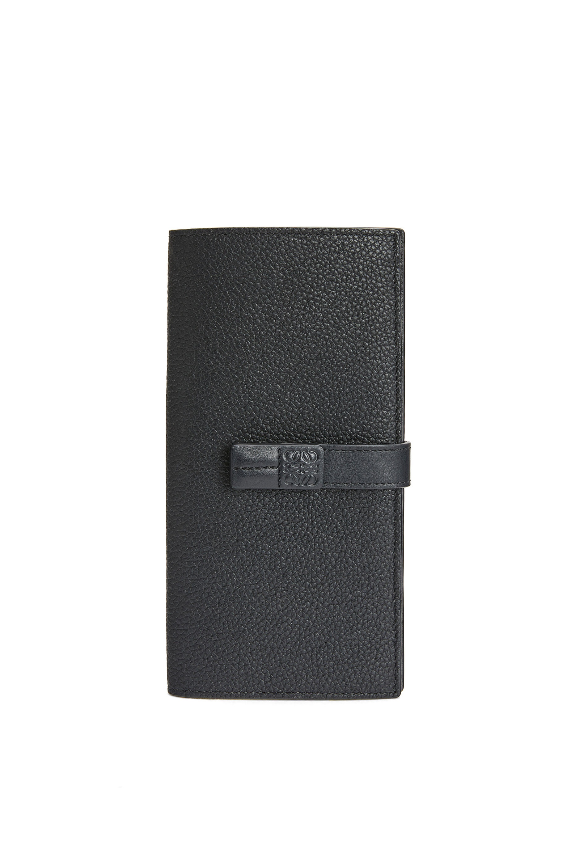 Large vertical wallet in soft grained calfskin - 1