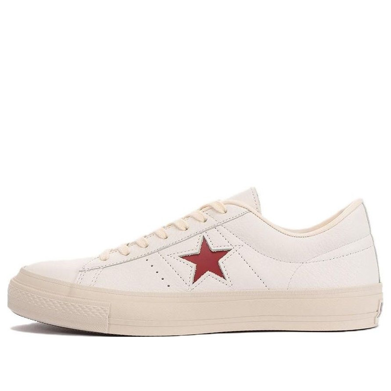 Converse one star J EB LEATHER 'White Crimson Red' 35200470 - 1