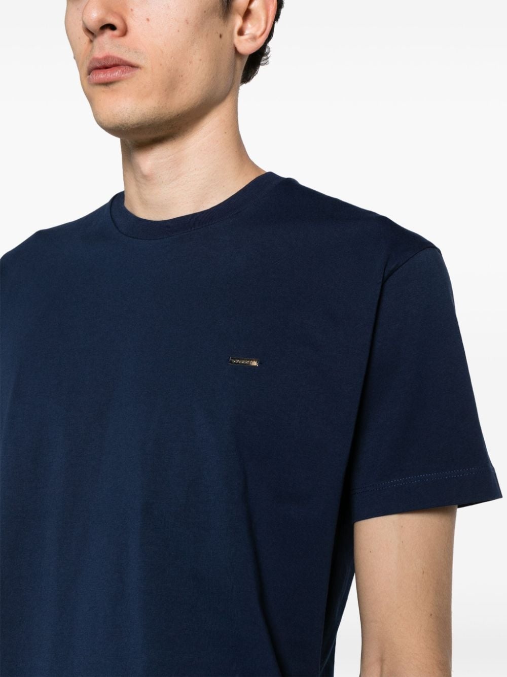 logo-appliquÃ© cotton T-shirt - 5