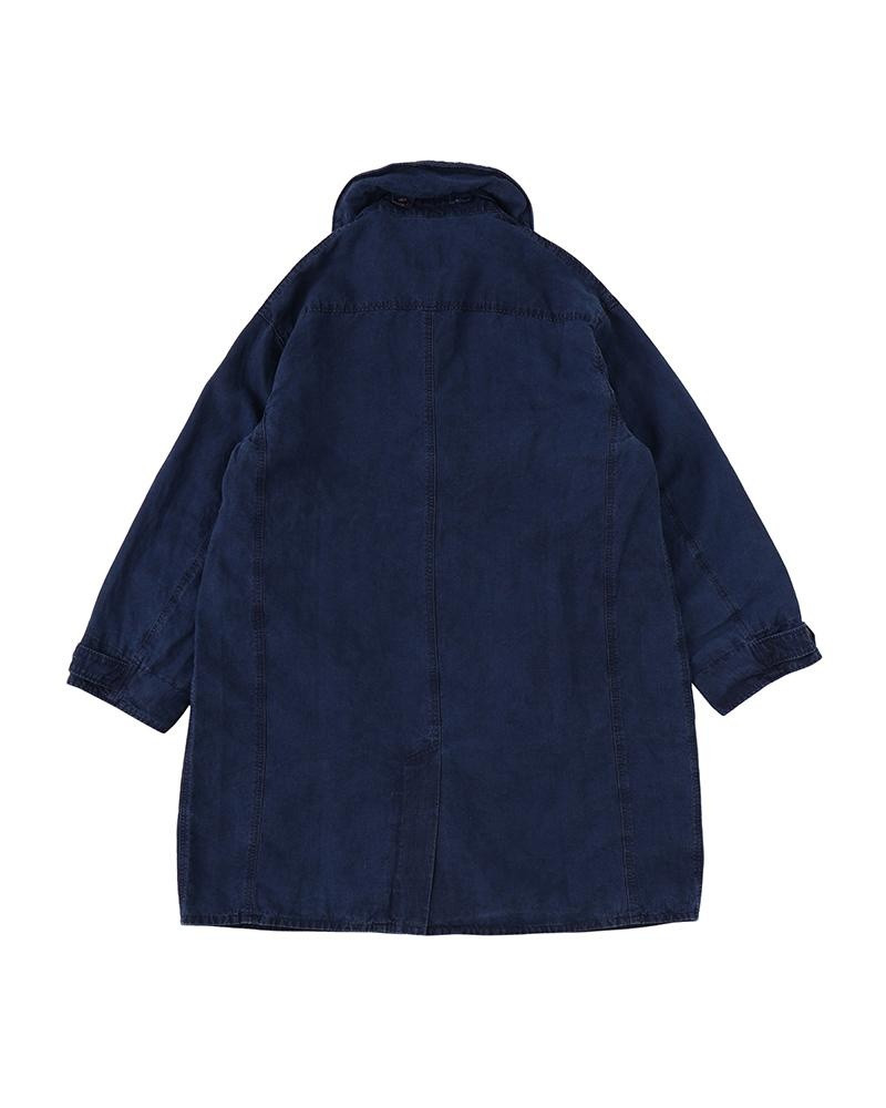 visvim BALMAT PARKA (LINEN) INDIGO outlook