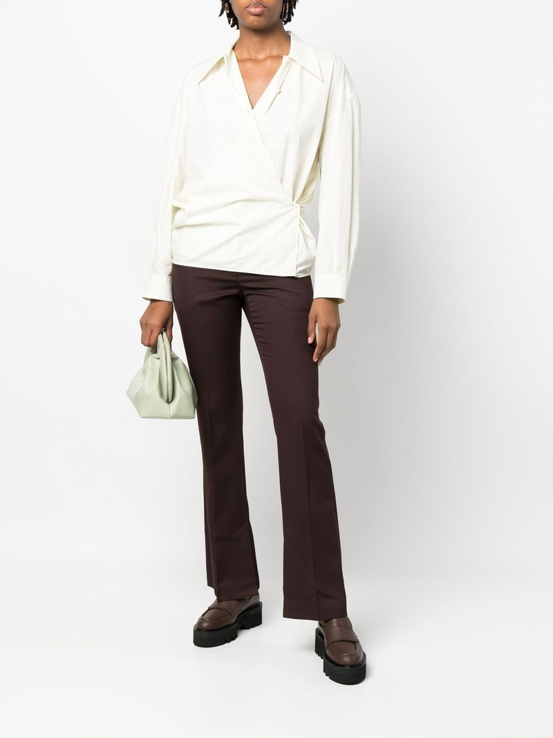 LOW CLASSIC flared wool trousers outlook