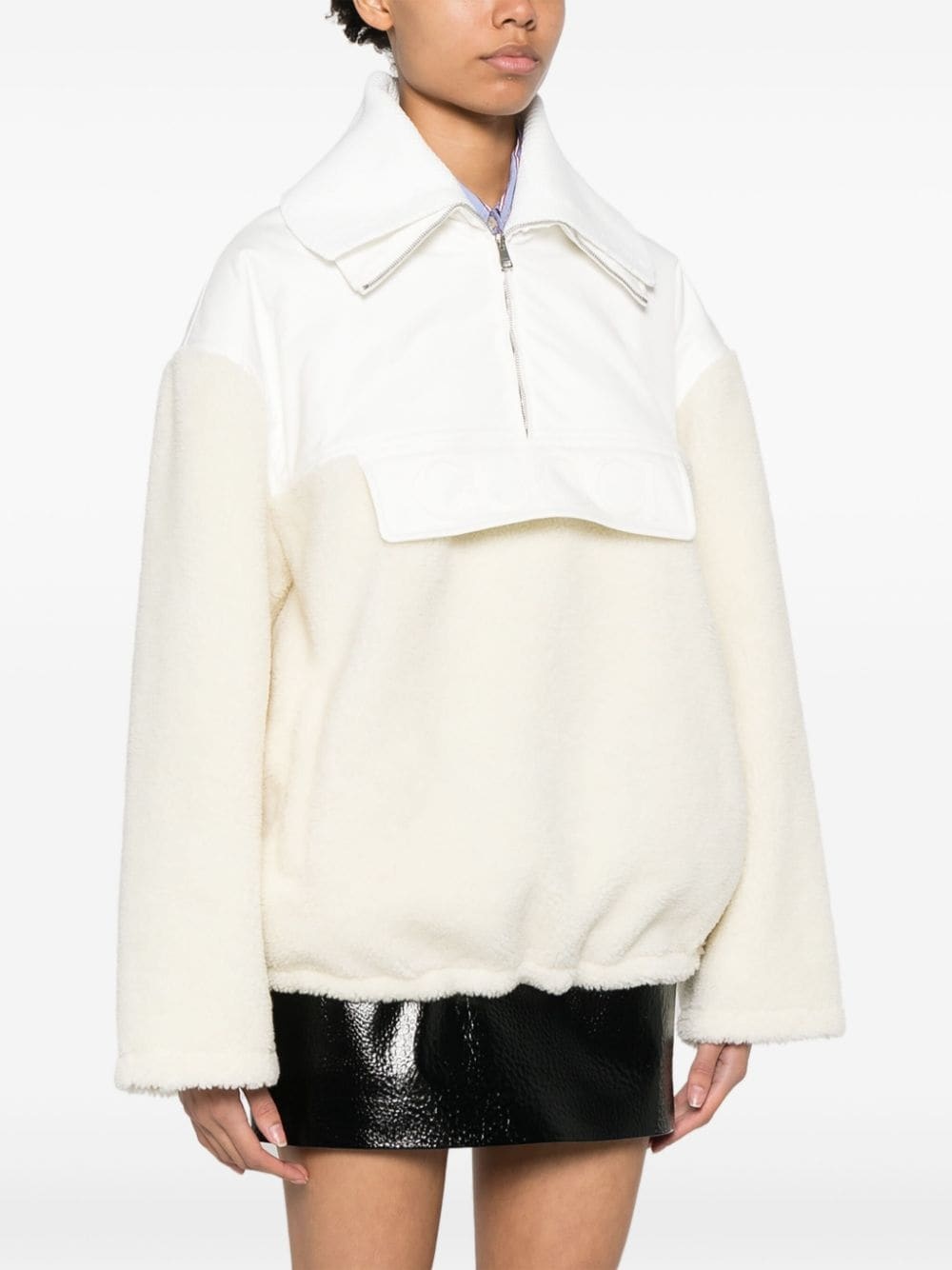 fleece zip hoodie - 3