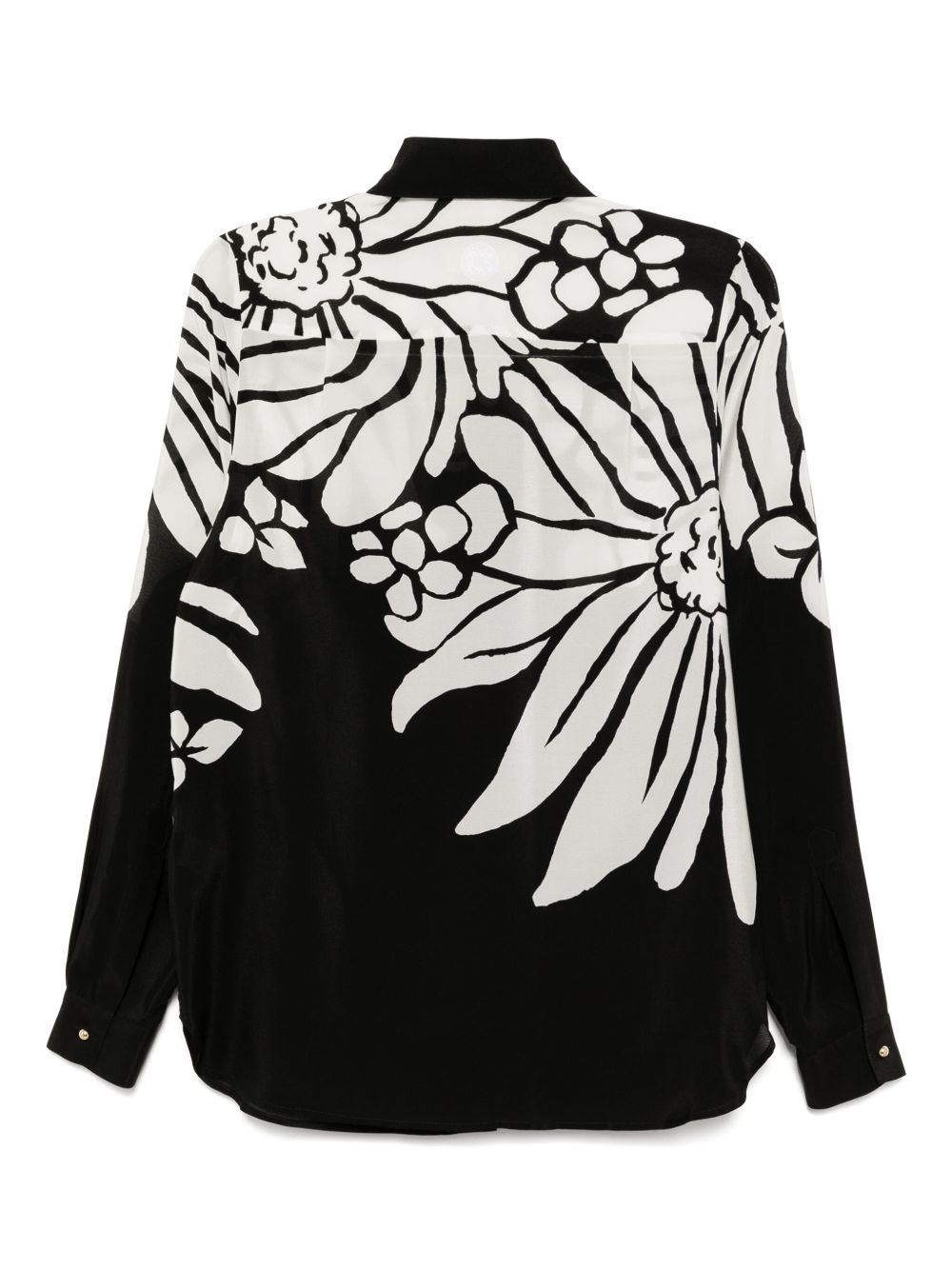 printed silk shirt - 2