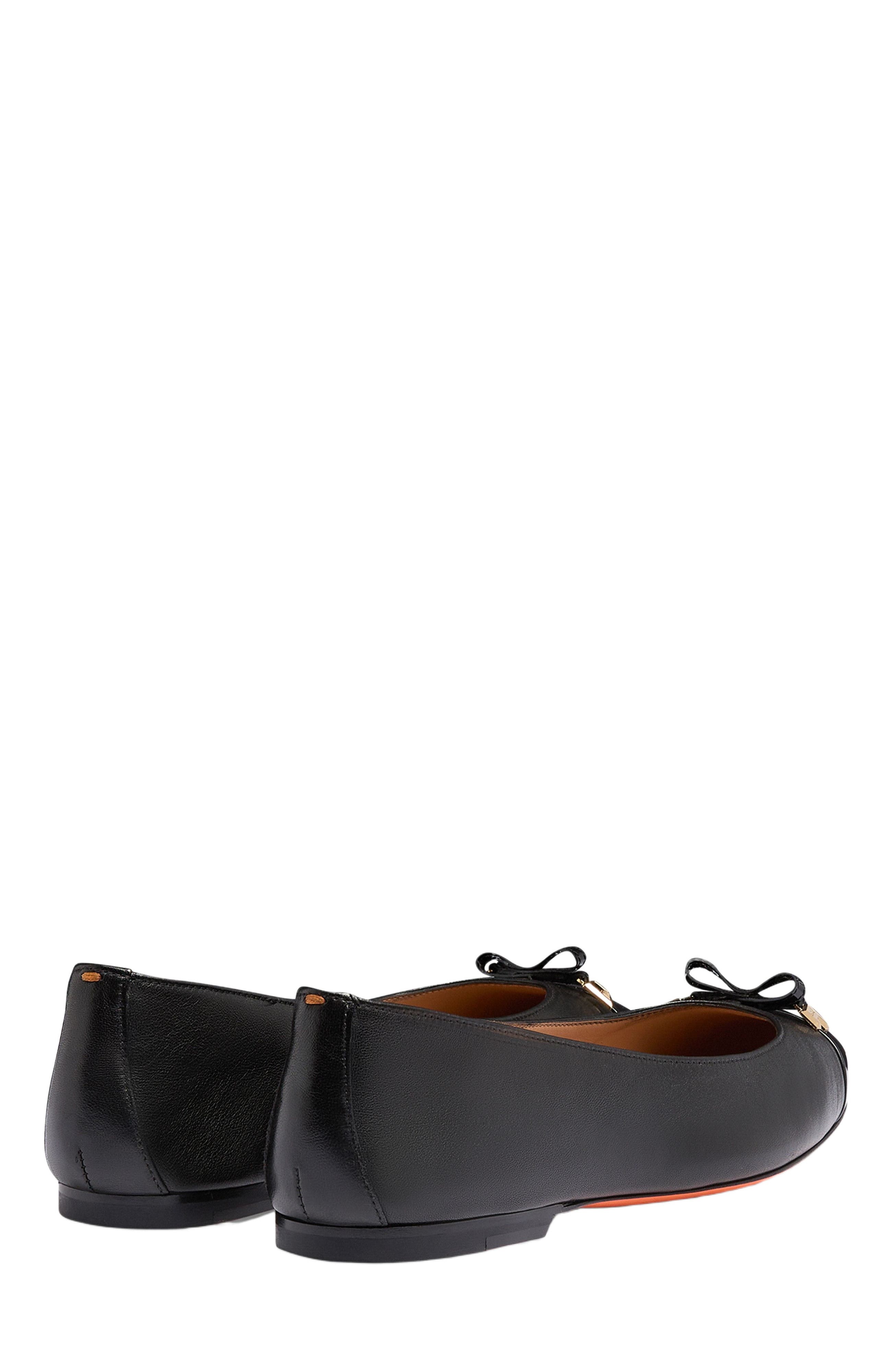 Santoni Women's ballet flat in Black at Nordstrom - 4