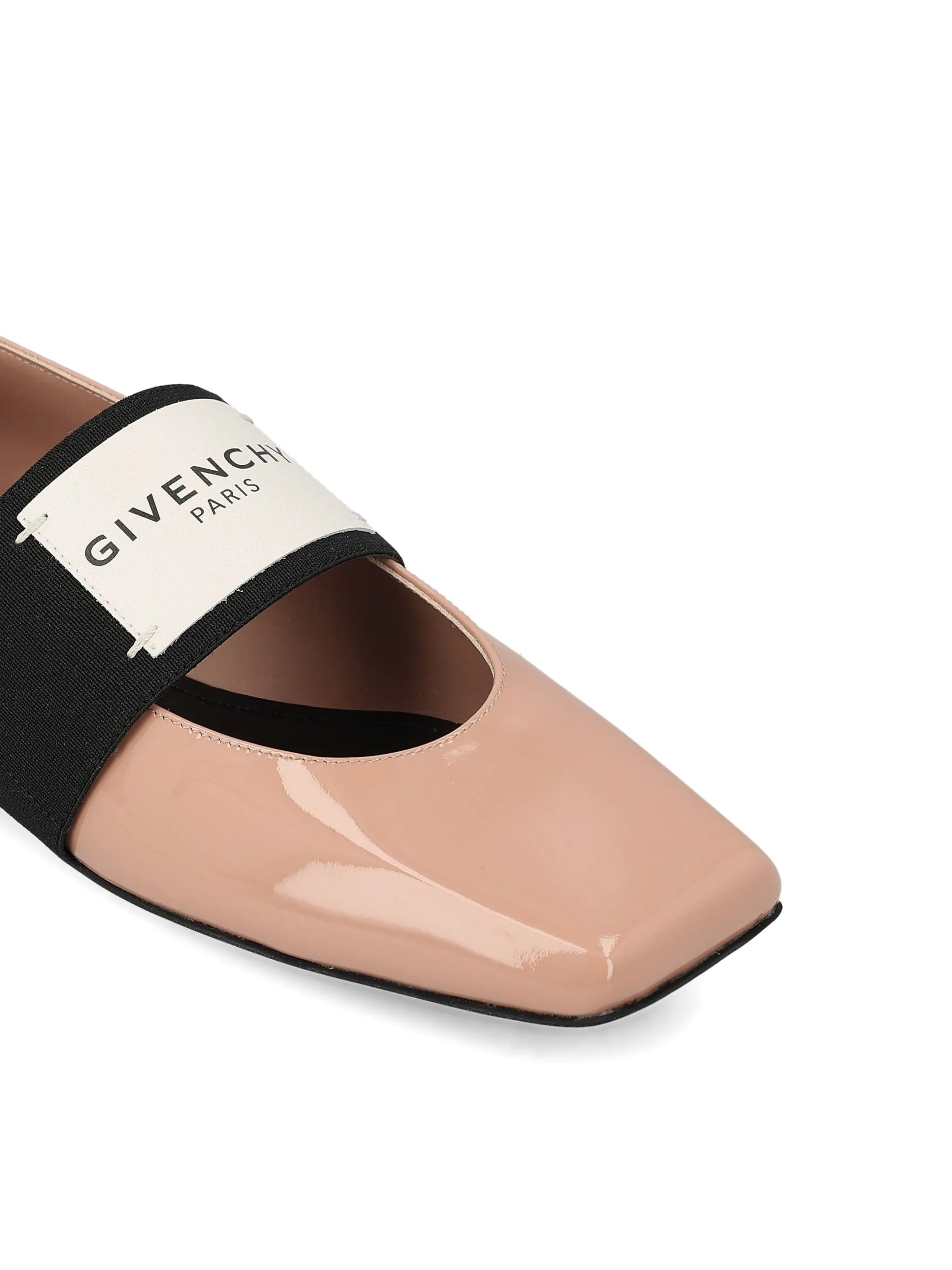 Sliced Square leather ballet flats - 4