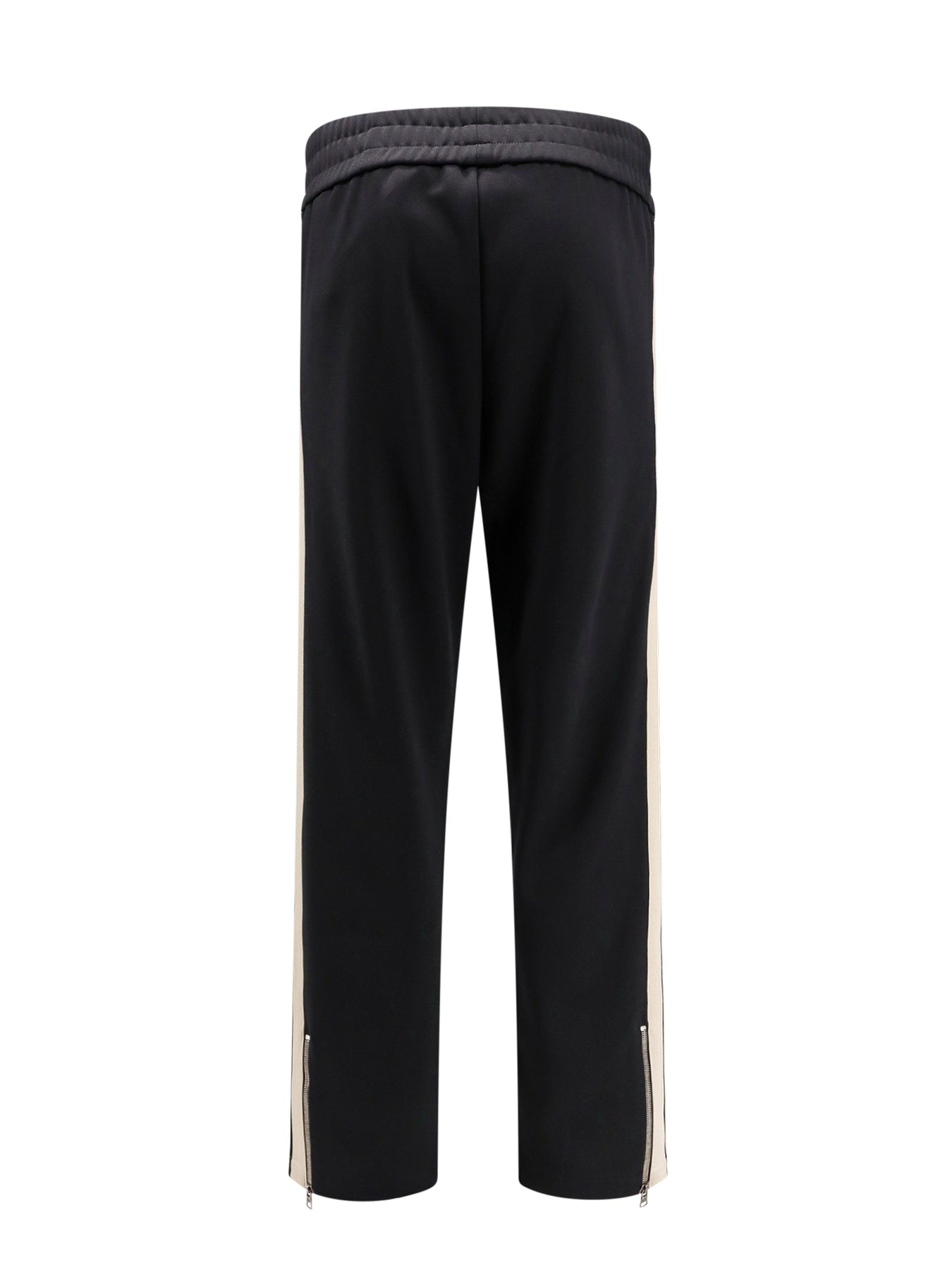 Trouser with embroidered monogram on the front - 2