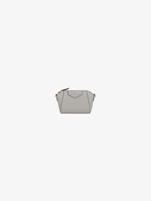 NANO ANTIGONA BAG IN GRAINED LEATHER - 4