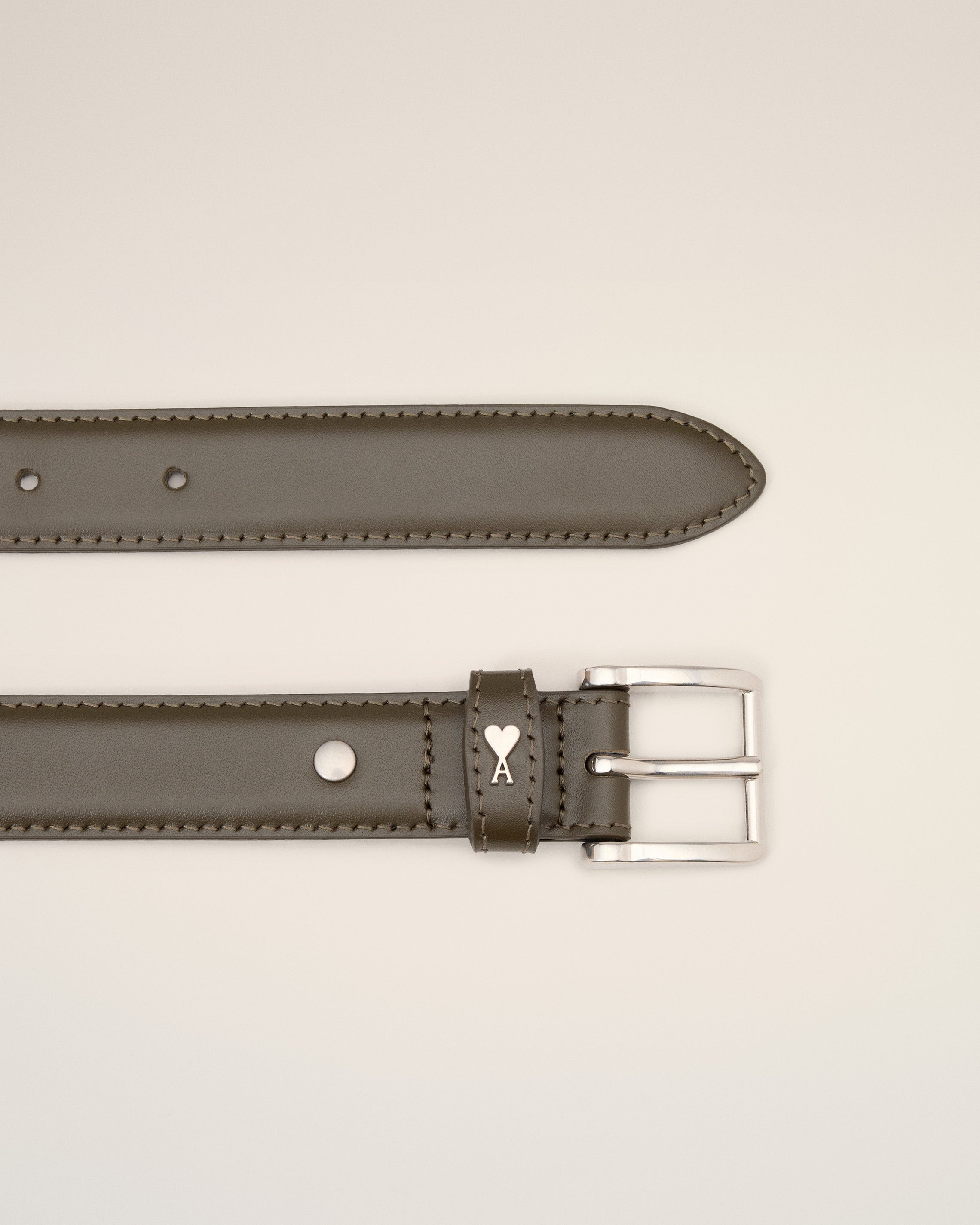 GREEN LEATHER PARIS PARIS BELT - 2