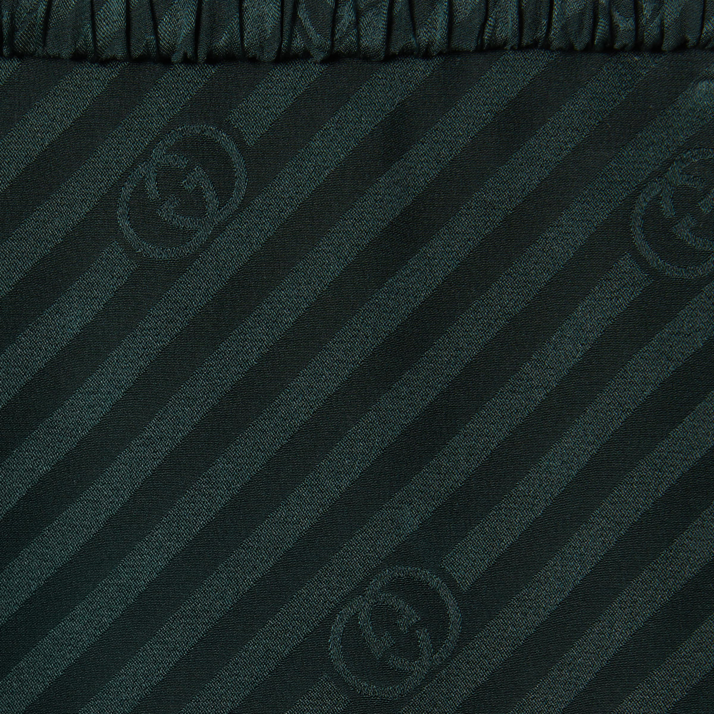 Interlocking G silk jacquard skirt - 6