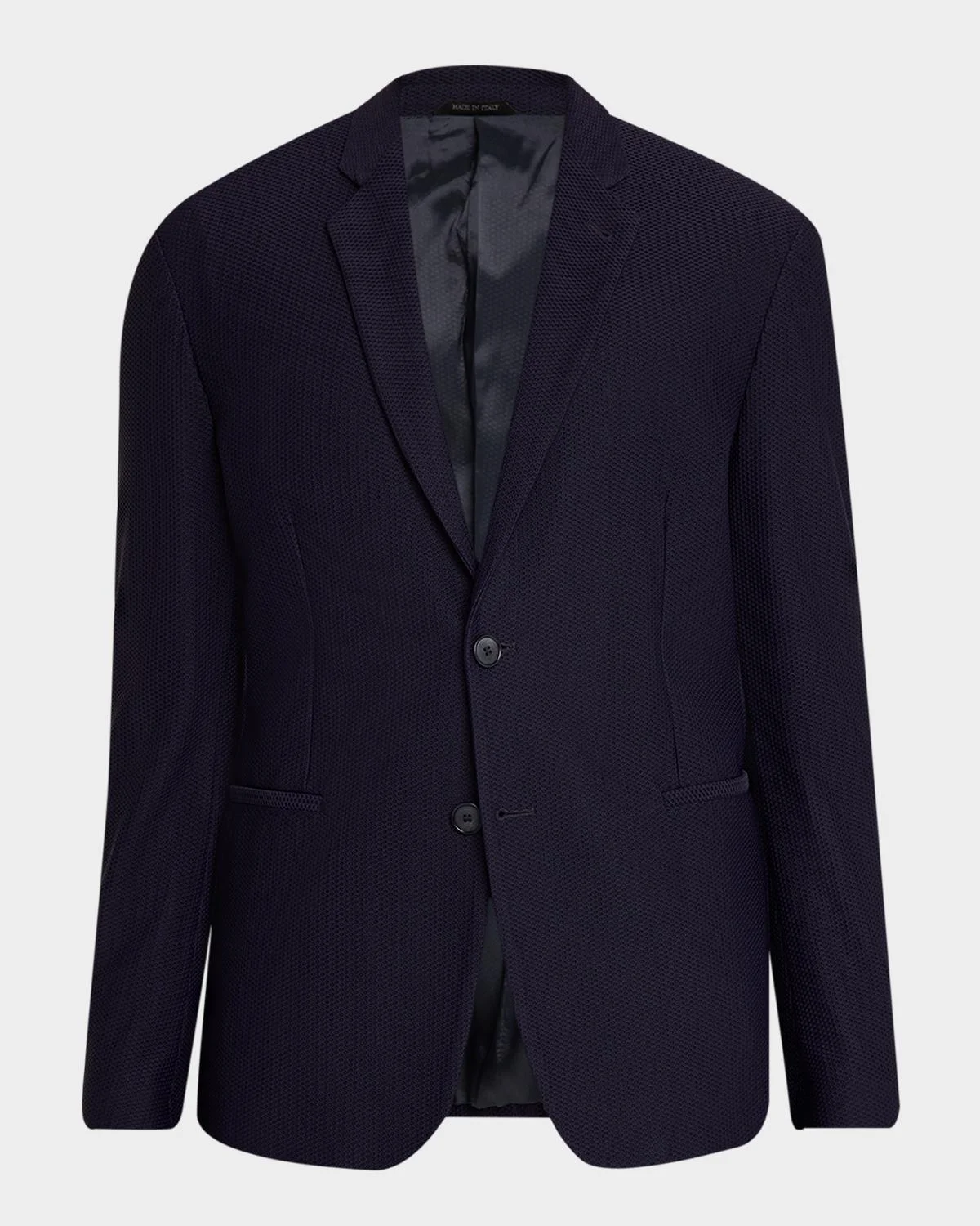 Men's Rice Stitch Two-Button Jacket - 1