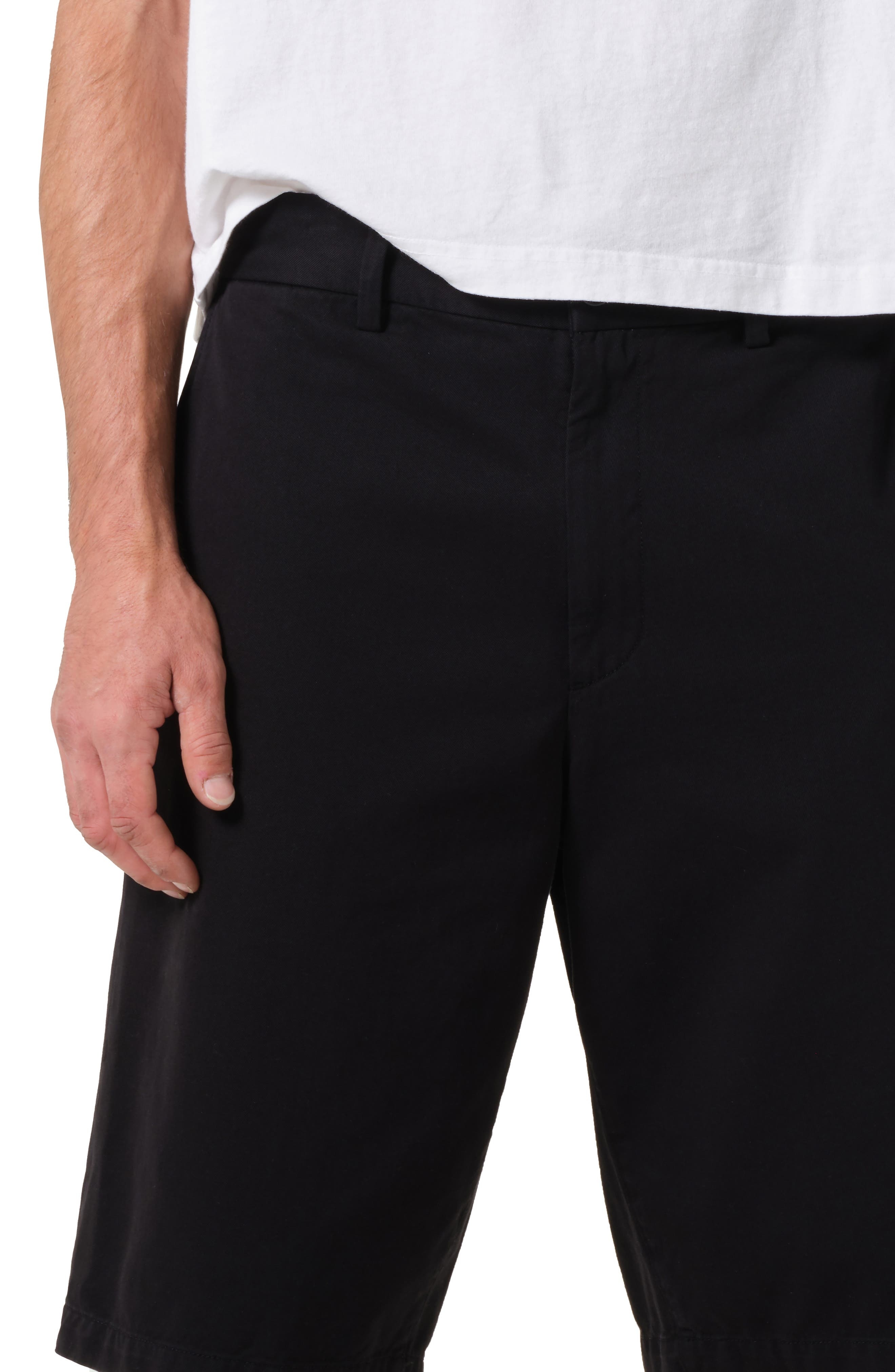 AGOLDE Cosmo Long Twill Shorts in Black at Nordstrom - 4
