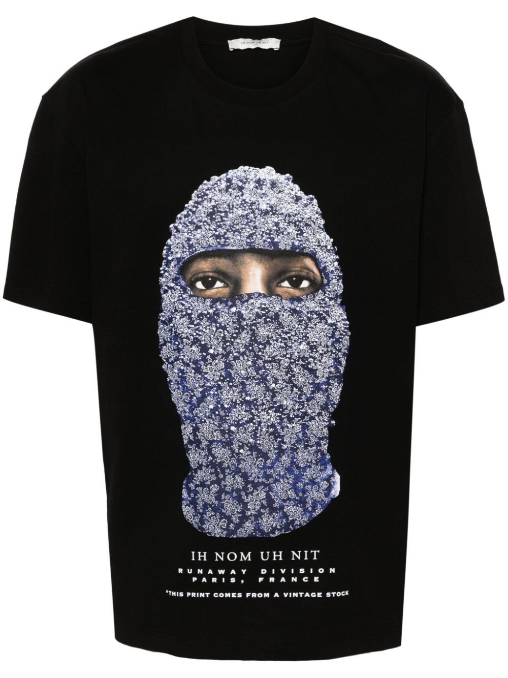 face-print cotton T-shirt - 1