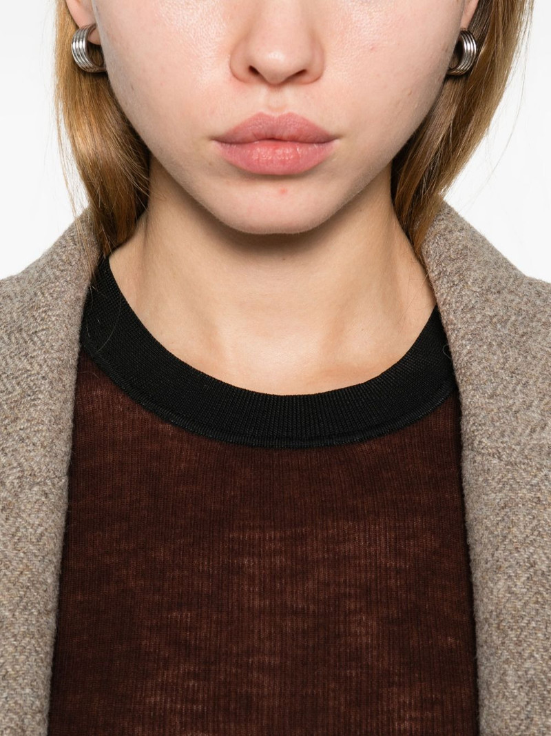 stripe-detail jumper 5