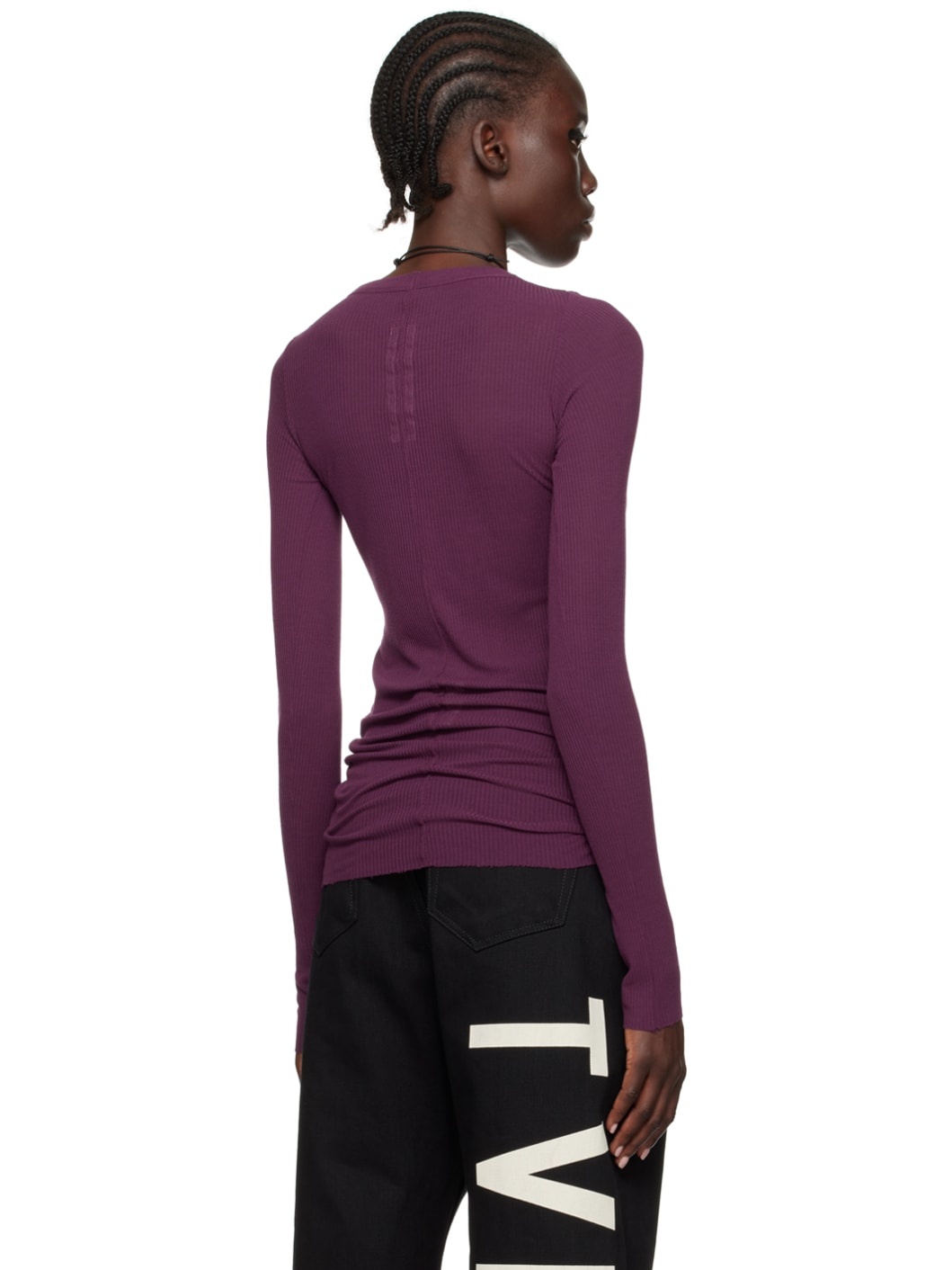 SSENSE Exclusive Purple KEMBRA PFAHLER Edition Long Sleeve T-Shirt - 3
