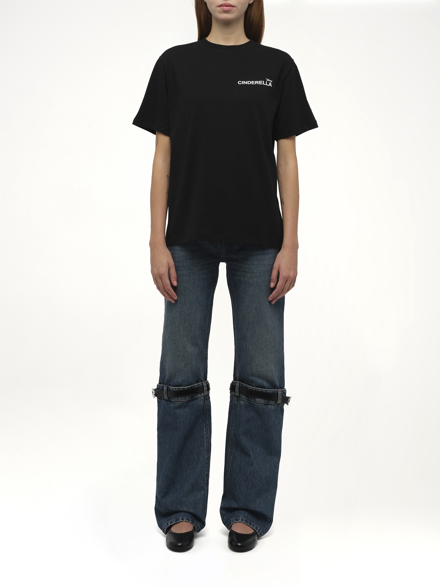 Disney x Coperni Cinderella T-Shirt in Black - 7