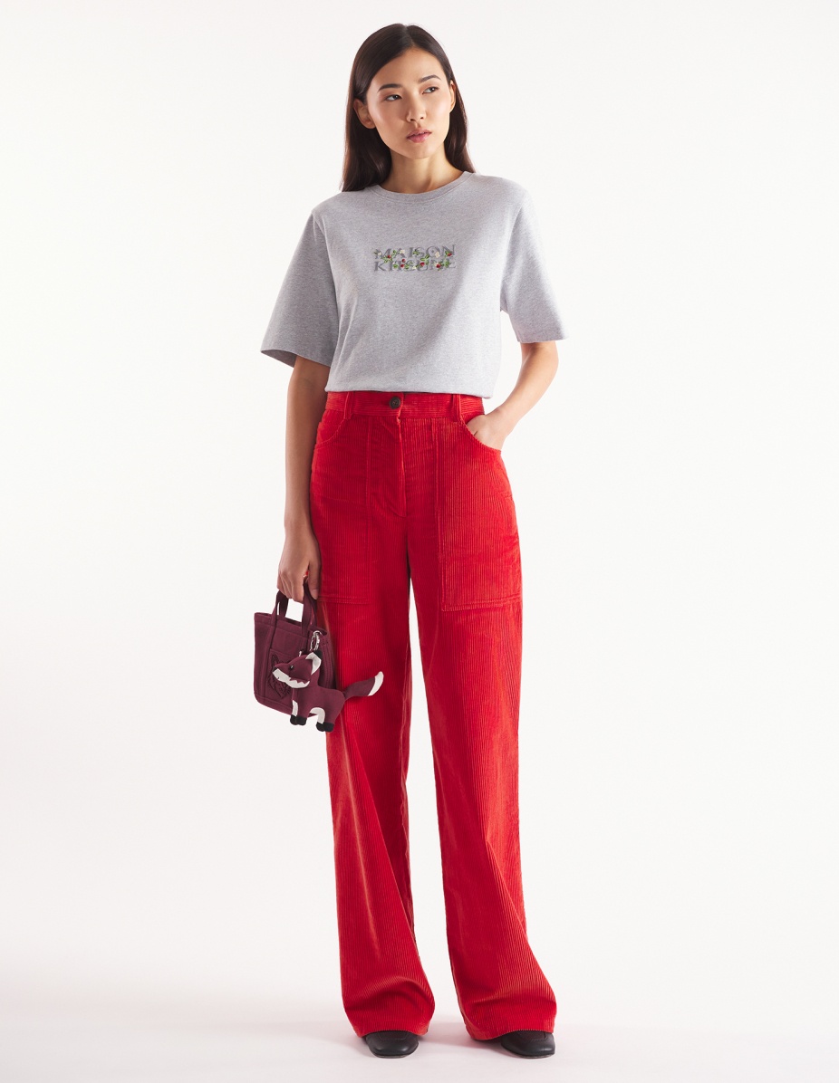 MAISON KITSUNE STRAWBERRY LEAF COMFORT TEE-SHIRT - 2