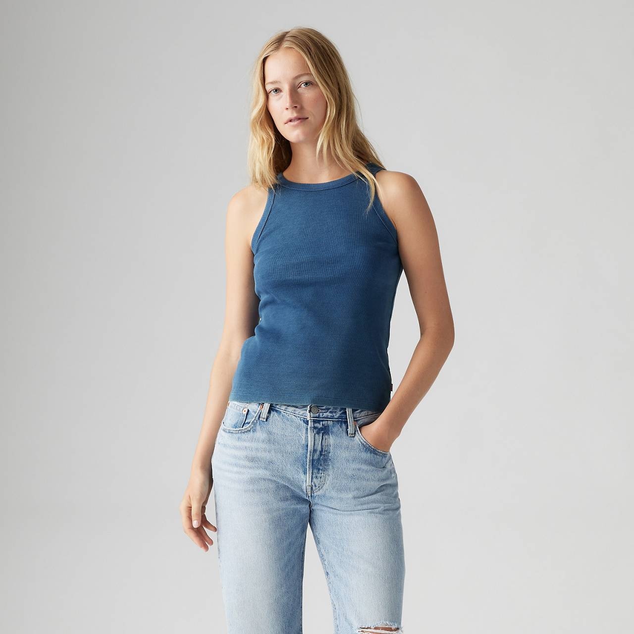 ESSENTIAL RACER TANK TOP - 2
