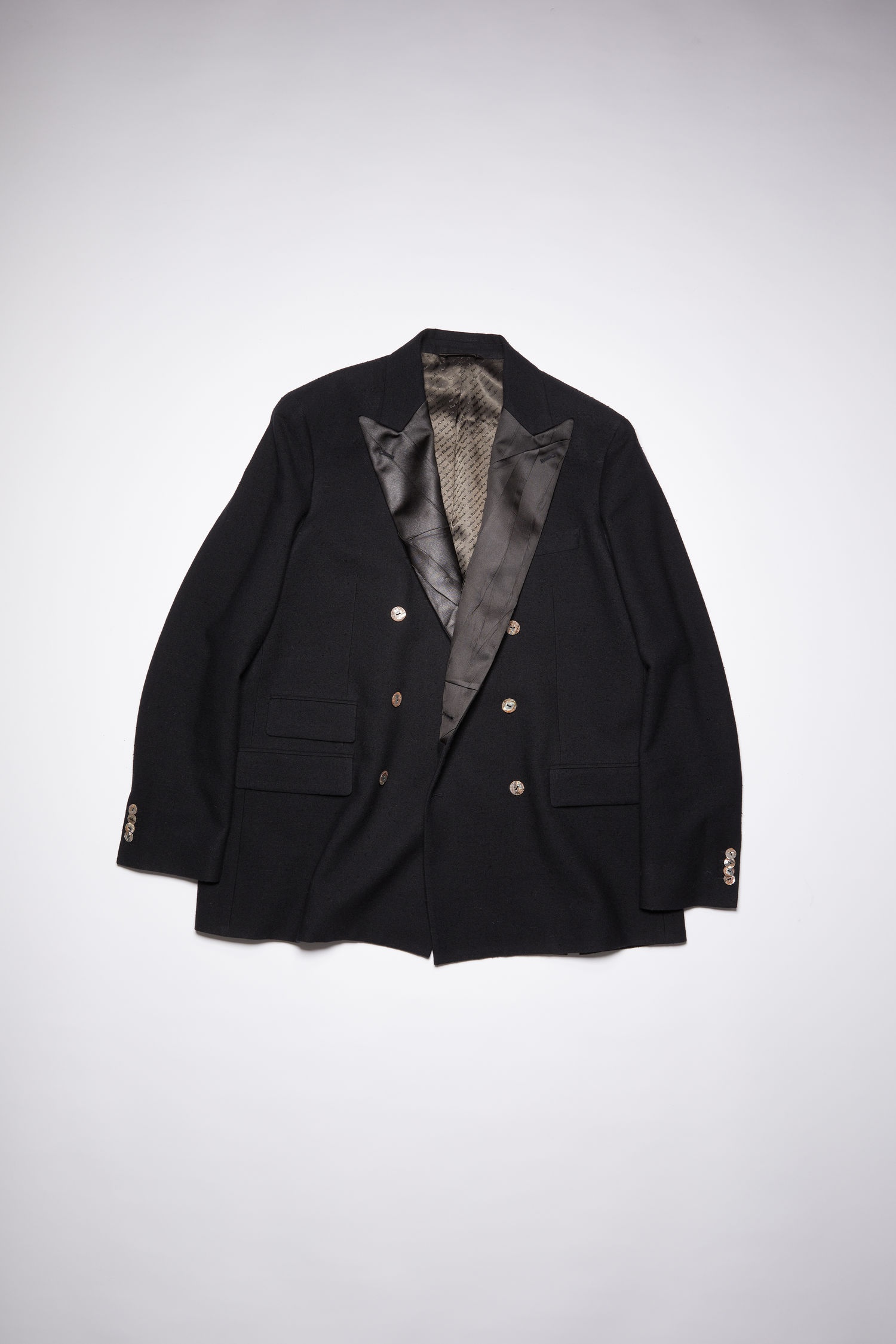 Tailored suit jacket - Black - 5