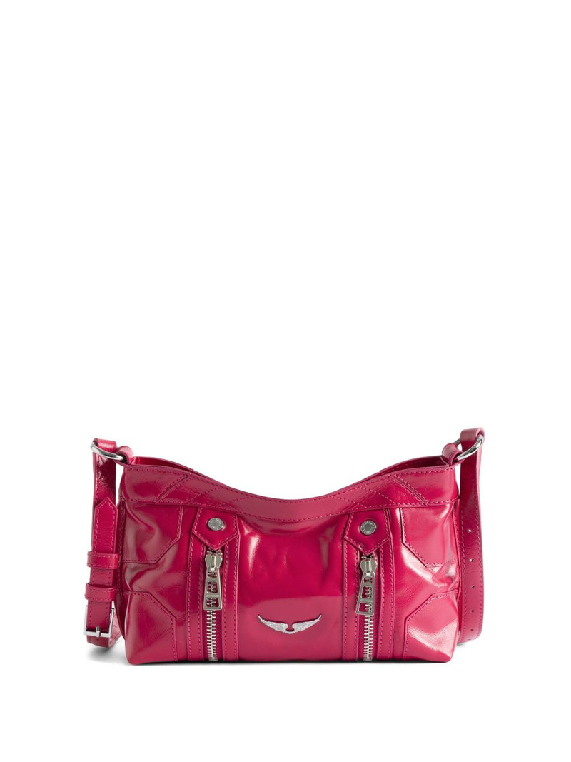 Sunny Mood zipped patent satchel bag 1