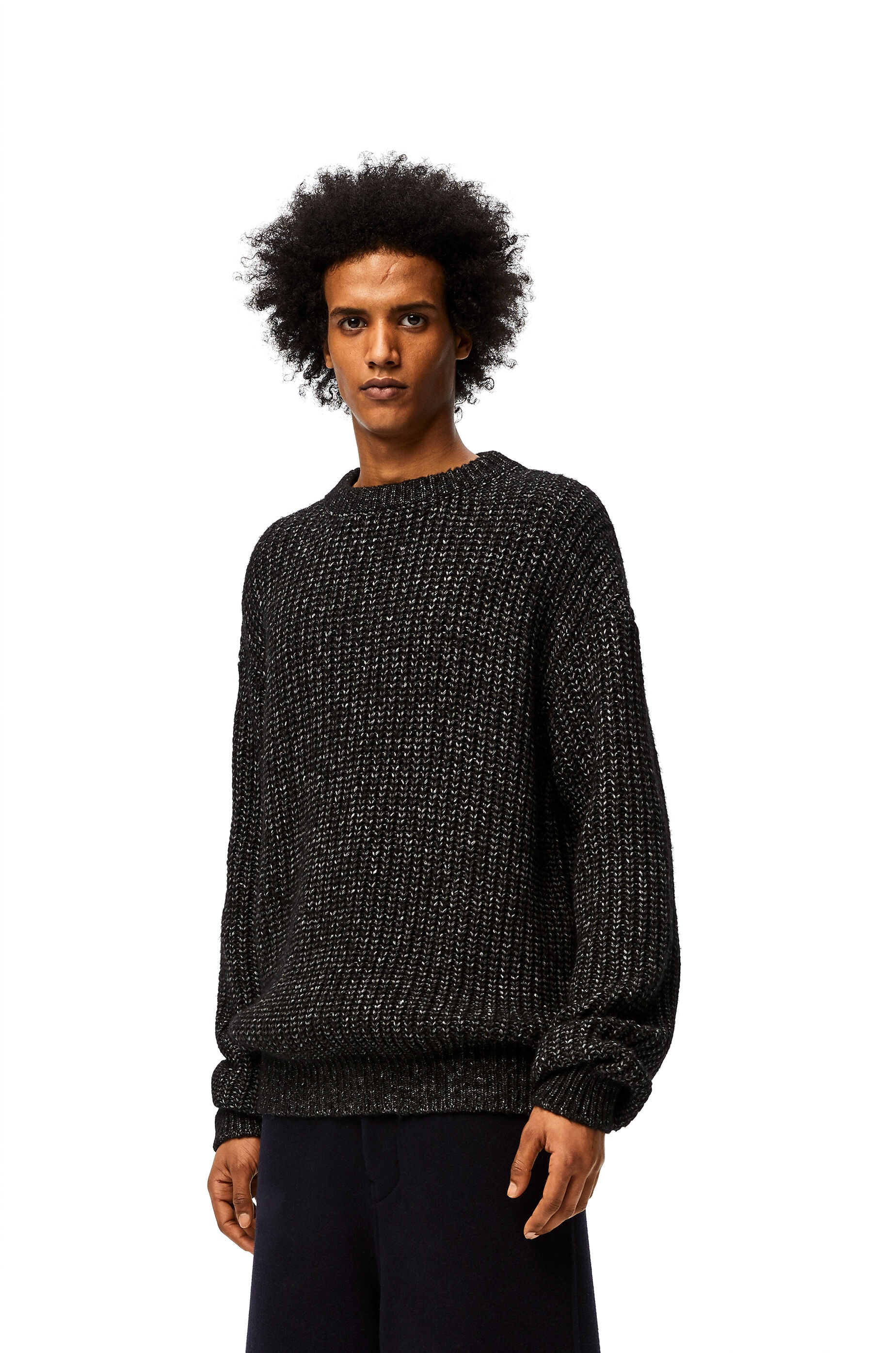 Oversize sweater in polyester - 3