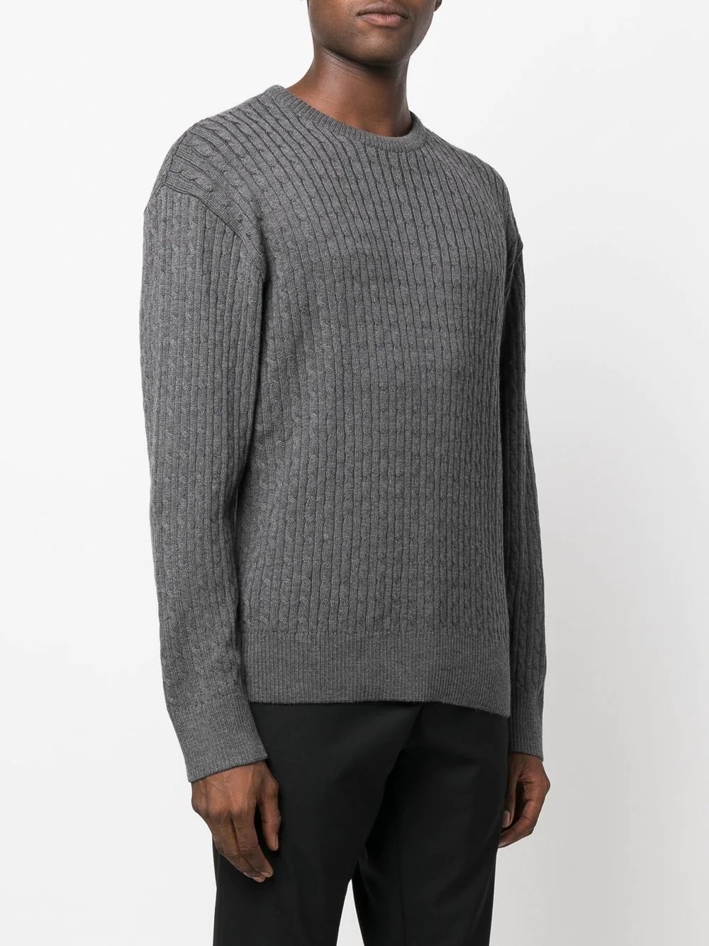 virgin-wool cable-knit jumper - 3