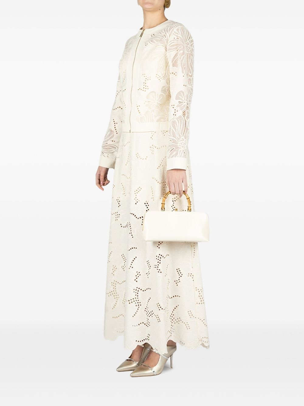 embroidered maxi skirt - 3