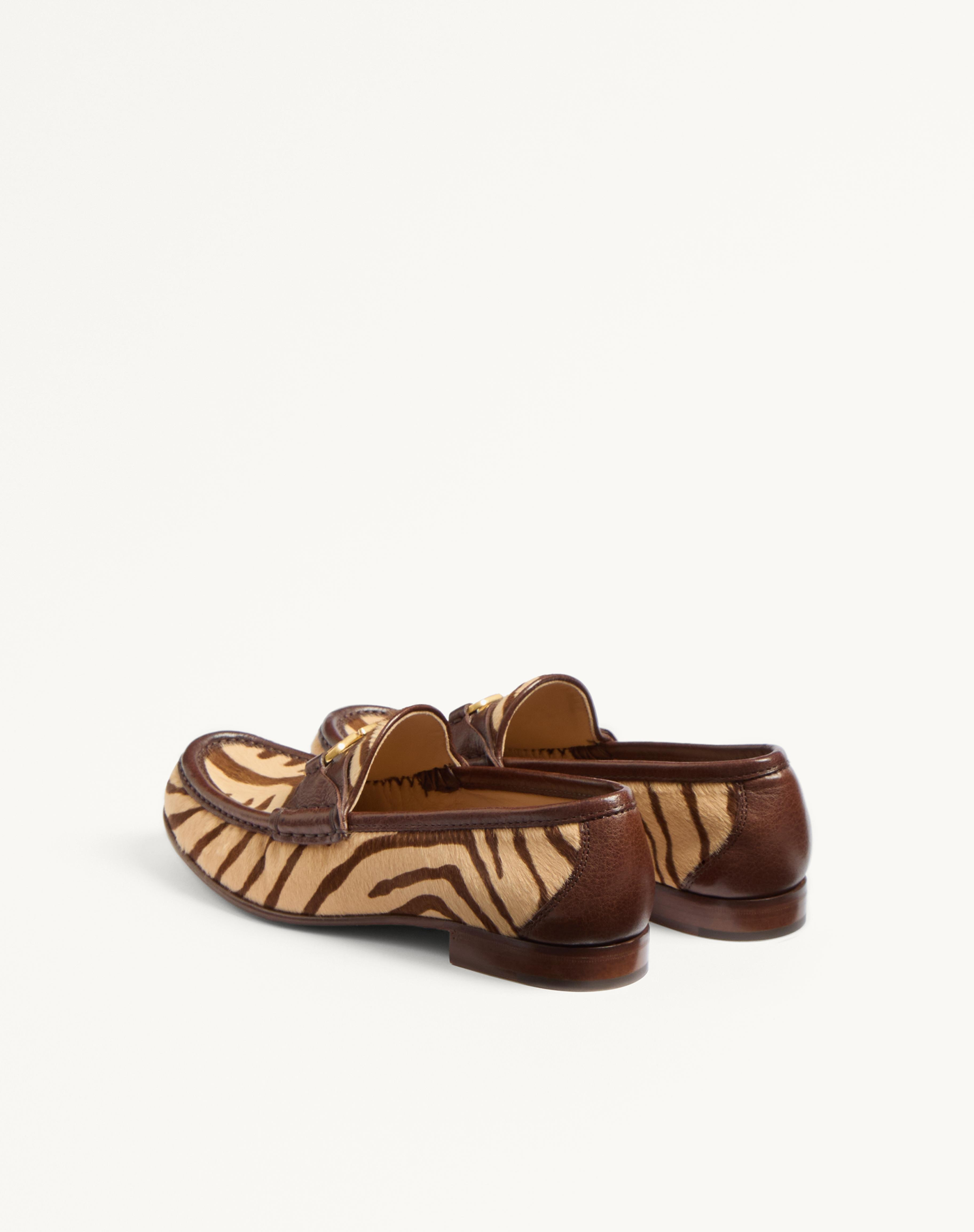 VLOGO SIGNATURE PONY-EFFECT CALFSKIN LOAFER 20MM - 6