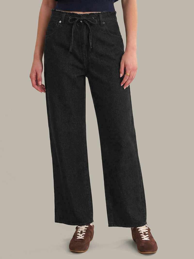 Bea: Wide Leg Denim Pants 1