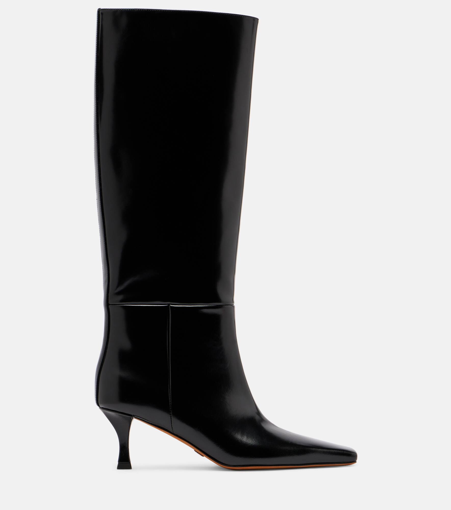 Leather knee-high boots - 4