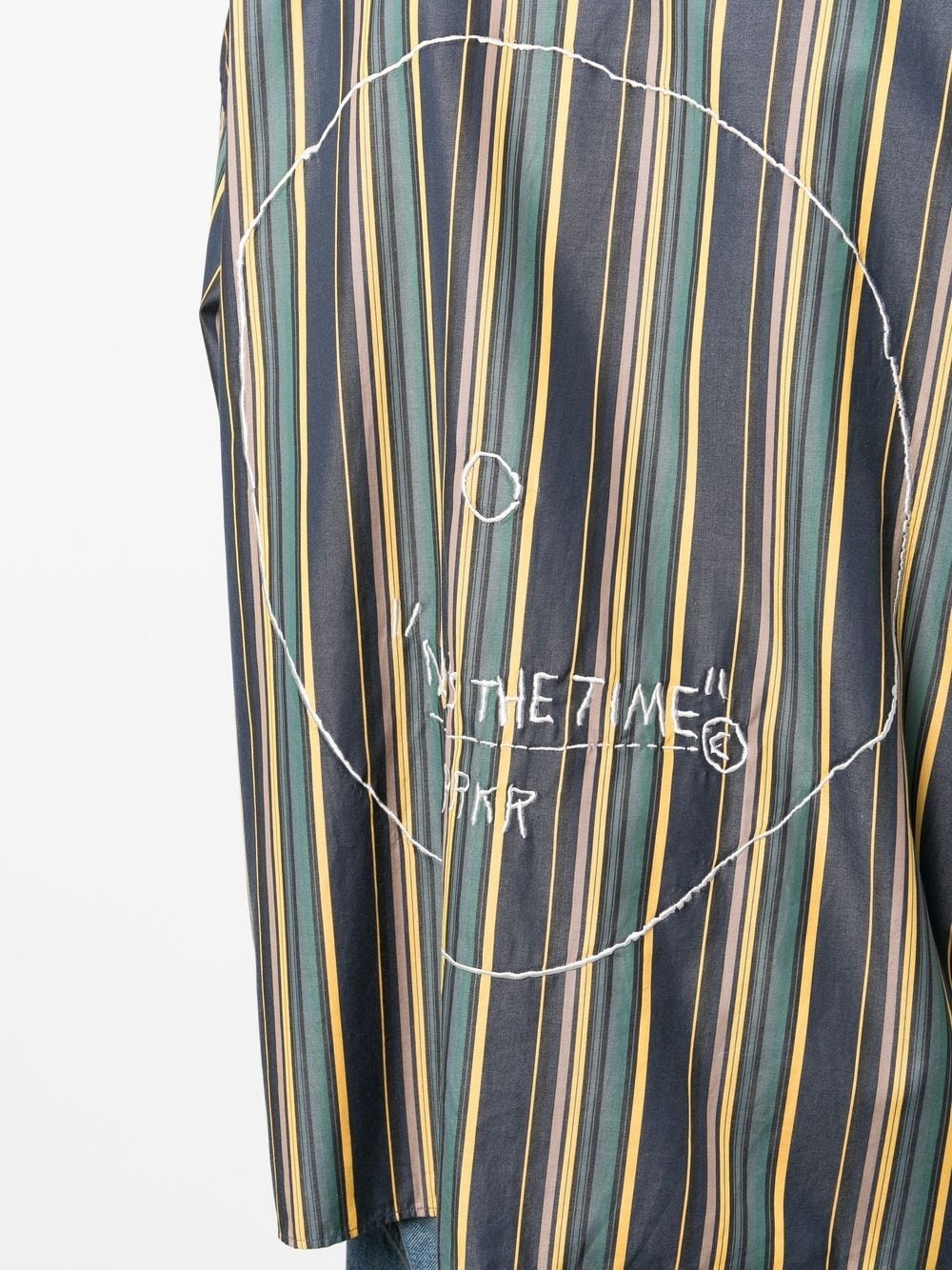 ILLUSTION NOWS THE TIME STRIPED SHIRT - 4