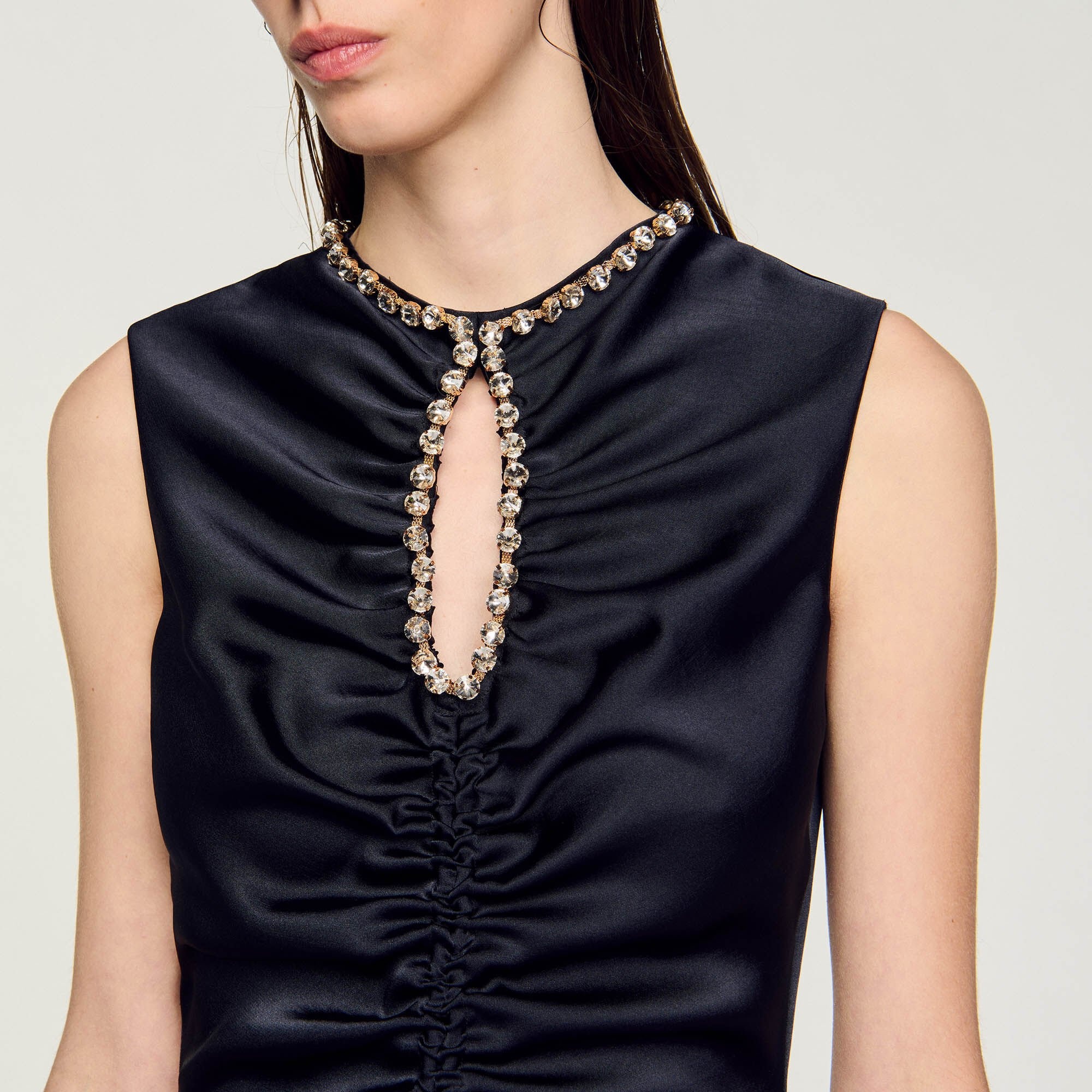 RHINESTONE MIDI DRESS - 4