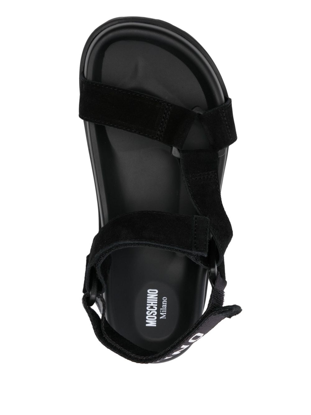 logo-print sandals - 4