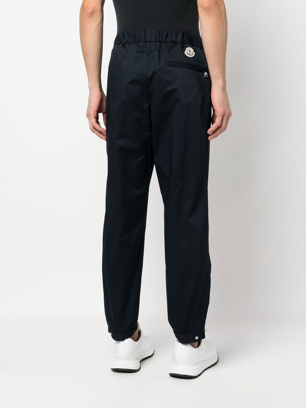 drawstring-waist track pant - 4