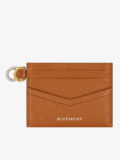 Givenchy VOYOU CARD HOLDER IN LEATHER outlook