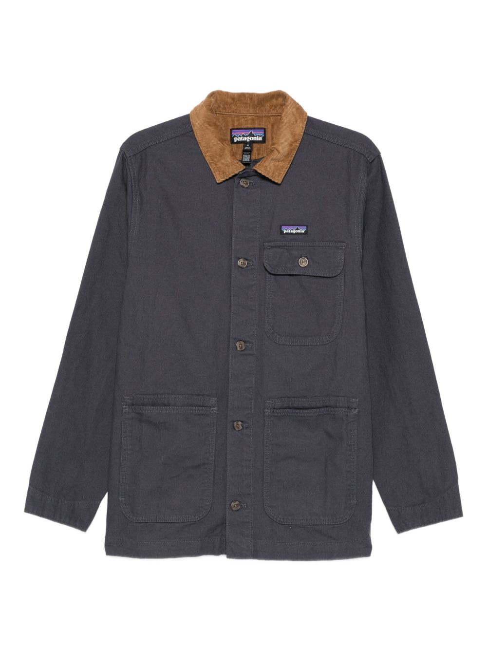 Point Reyes corduroy-collar button-fastening jacket - 1