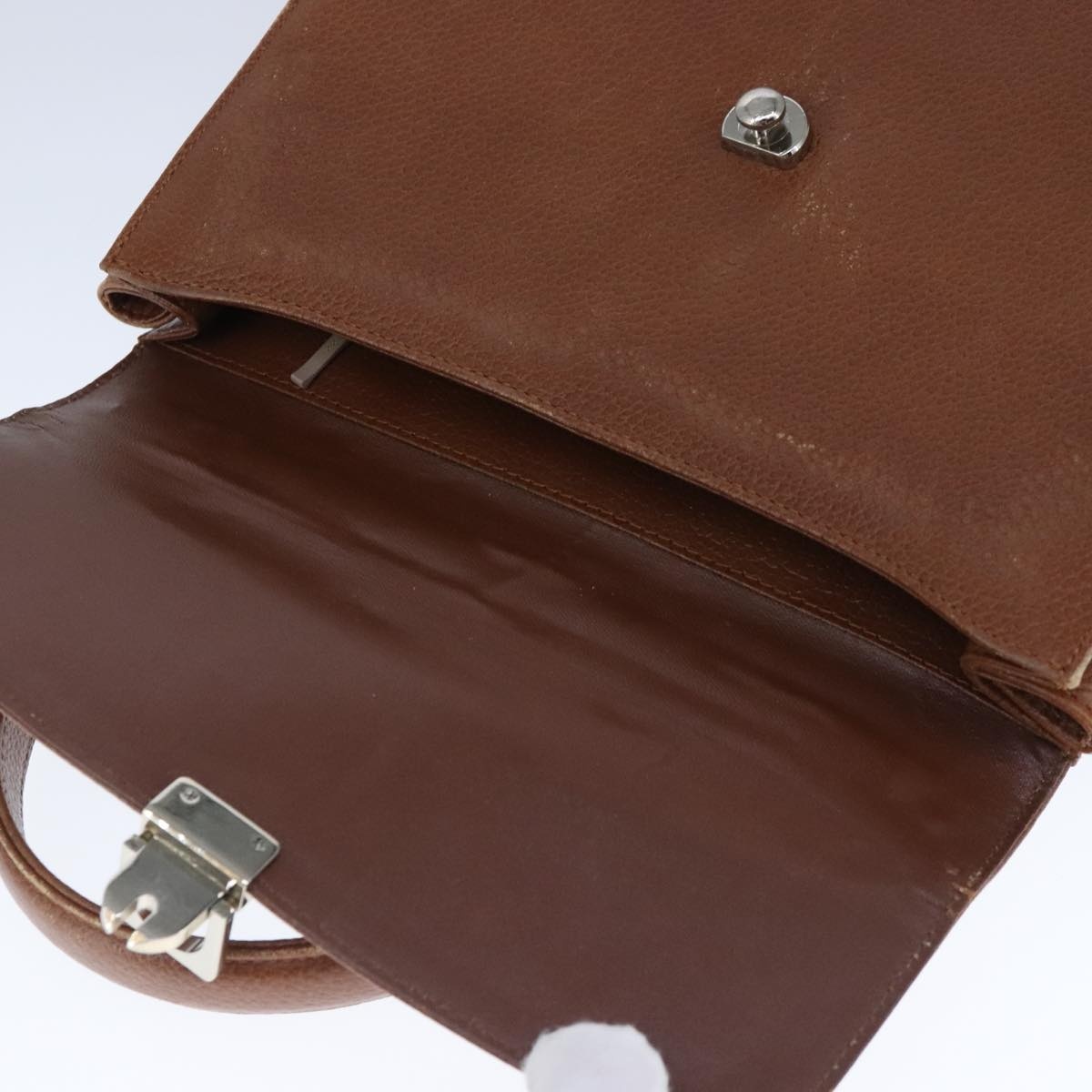 Burberry Hand Bag Leather Brown - 15
