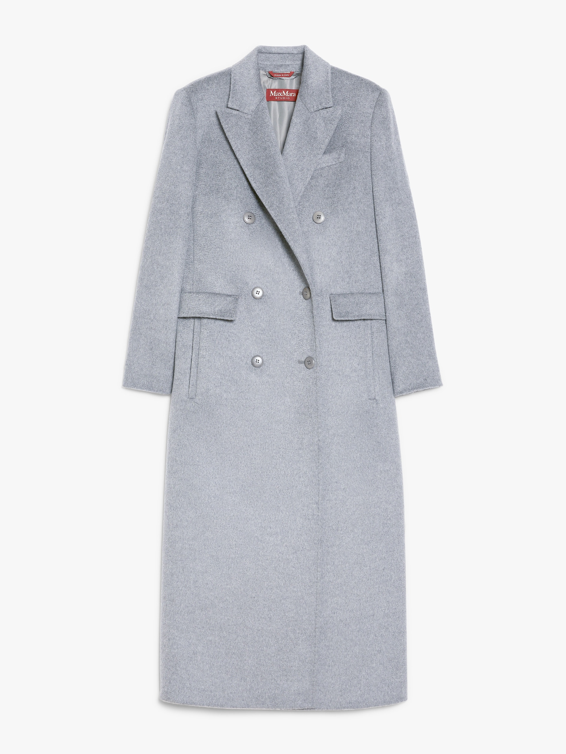 ABILE Long, double-breasted wool coat - 1