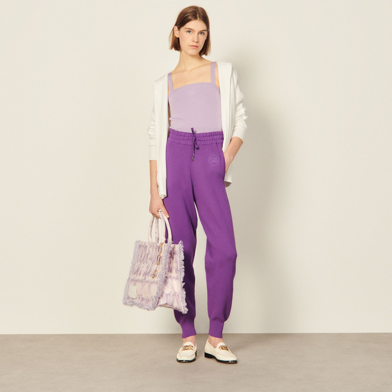 Sandro Knit jogging bottoms outlook