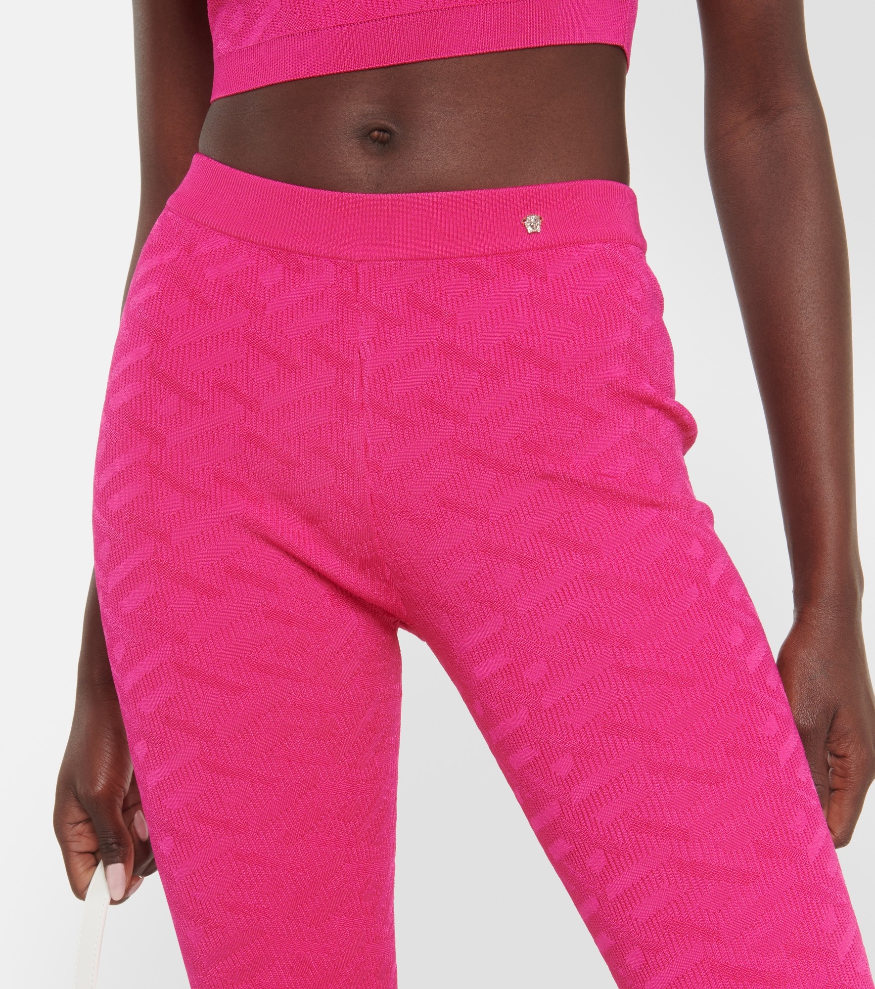 La Greca high-rise flared pants - 4