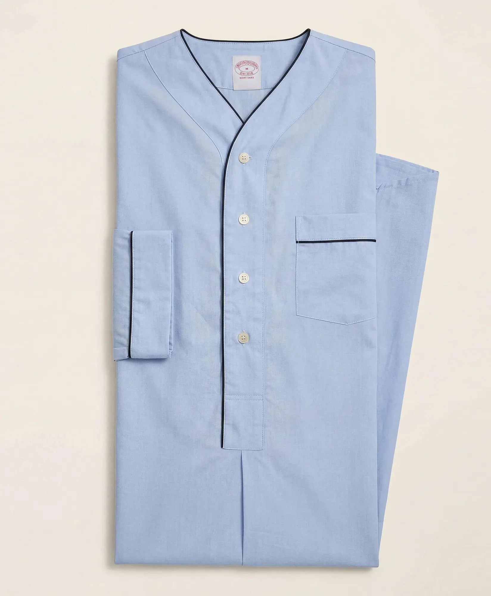 Cotton Broadcloth Nightshirt - 1