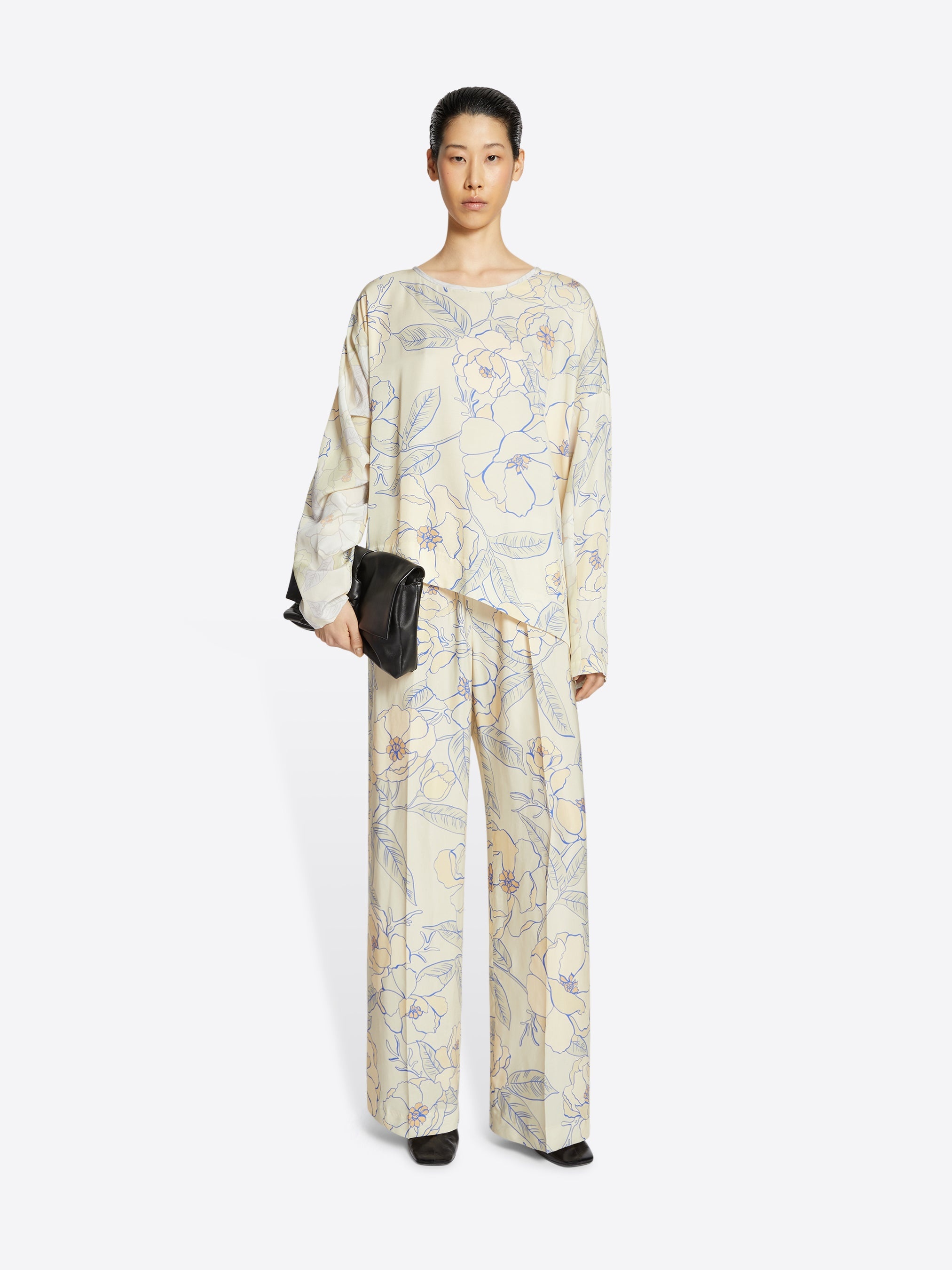 PRINTED VISCOSE PANTS - 3