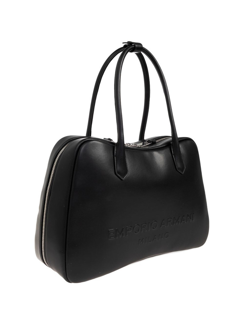 top handle embossed tote bag 4