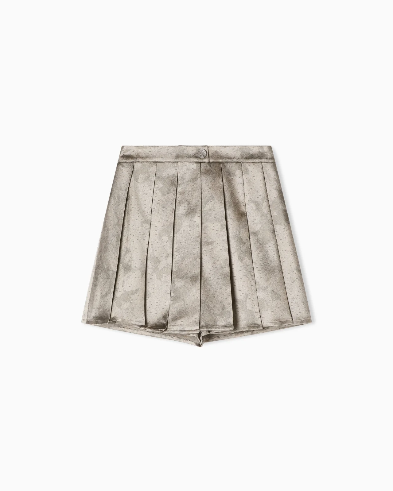 CULOTTES IN CAMO FLOWER JACQUARD FABRIC - 1