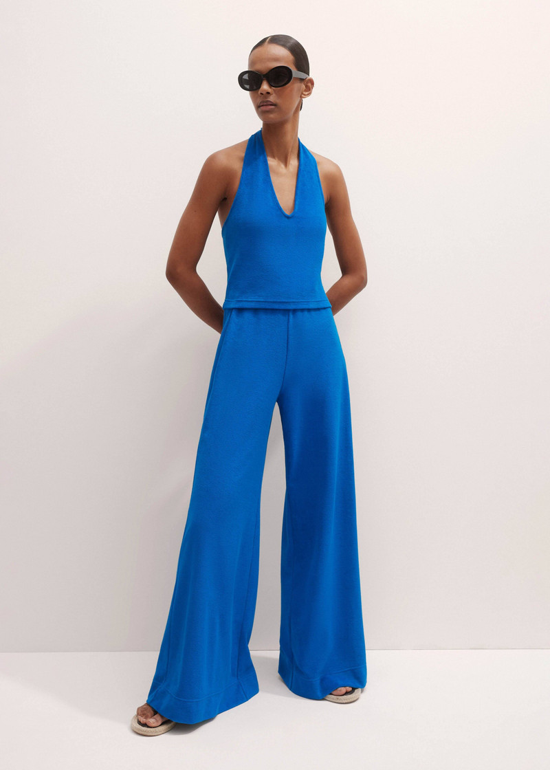 Toweling Extreme Palazzo Pant 3